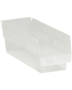 11 5/8" x 4 1/8" x 4"  Clear Plastic  Shelf  Bin  Boxes