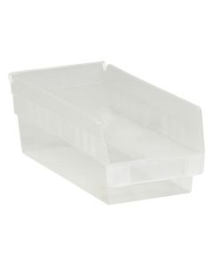 11 5/8" x 6 5/8" x 4"  Clear Plastic  Shelf  Bin  Boxes