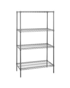 36" x 12" x 74" - 4  Shelf Wire  Shelving  Starter  Unit