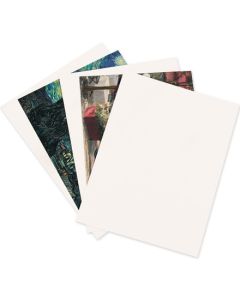8 1/2" x 11"  White Chipboard  Pads