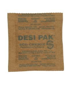 3" x 3" x 1/4"  Kraft Clay  Desiccant  Bags - 5  Gallon  Pail