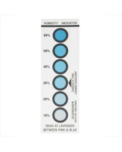 1 9/16" x 4 3/4"10-20-30-40-50-60%  Humidity  Indicators