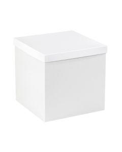 12" x 12" x 12"  White Deluxe  Gift  Box  Bottoms