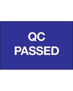 2" x 3" - "QC  Passed"  Labels