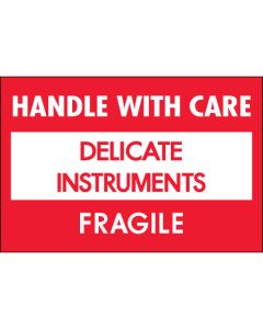 2" x 3" - " Delicate  Instruments - HWC" -  Fragile  Labels