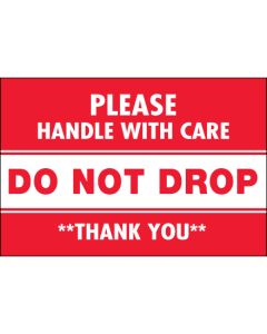 2" x 3" - " Do  Not  Drop"  Labels