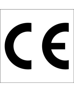 1" x 1" - "C E"  Regulated  Labels