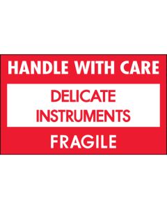 3" x 5" - " Delicate  Instruments - HWC"  Labels