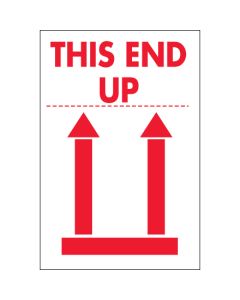2" x 3" - " This  End  Up"  Labels