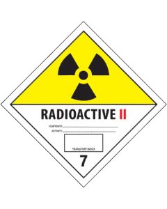 4" x 4" - " Radioactive II"  Labels