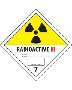 4" x 4" - " Radioactive III"  Labels