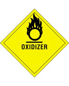 4" x 4" - " Oxidizer"  Labels
