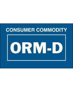 1 3/8" x 2 1/4" - " Consumer  CommodityORM-D"  Labels