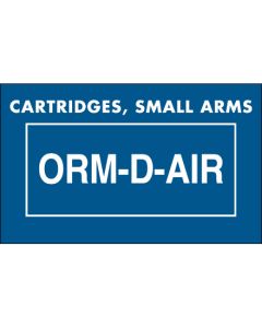 1 3/8" x 2 1/4" - " Cartridges,  Small  ArmsORM-D-AIR"  Labels