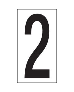 3 1/2" "2"  Vinyl  Warehouse  Number  Labels