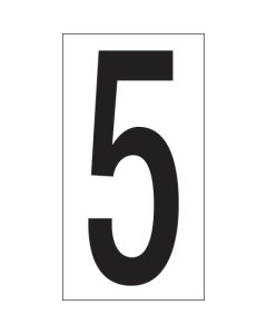 3 1/2" "5"  Vinyl  Warehouse  Number  Labels