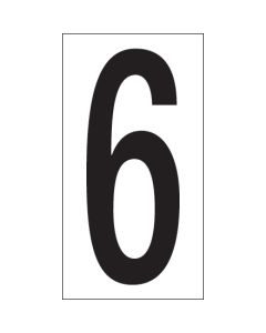 3 1/2" "6"  Vinyl  Warehouse  Number  Labels