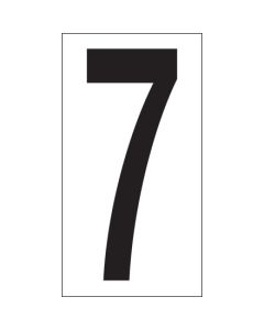 3 1/2" "7"  Vinyl  Warehouse  Number  Labels