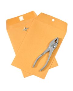 6" x 9"  Kraft Clasp  Envelopes