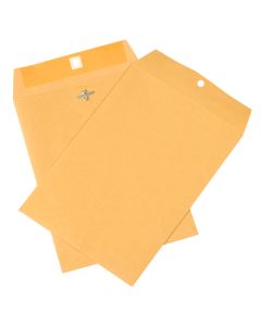 7 1/2" x 10 1/2"  Kraft Clasp  Envelopes