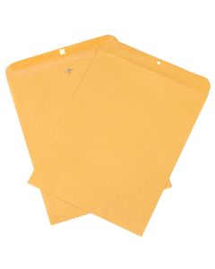 12" x 15 1/2"  Kraft Clasp  Envelopes