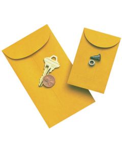 3 1/8" x 5 1/2"  Kraft Gummed  Envelopes