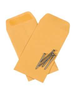 3 1/2" x 6 1/2"  Kraft Gummed  Envelopes