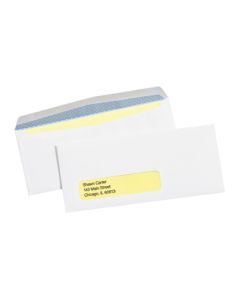 3 7/8" x 8 7/8" - #9  Window Gummed  Business  Envelopes with  Security  Tint