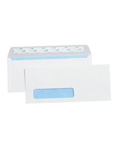 4 1/8" x 9 1/2" - #10  Window Self- Seal  Business  Envelopes with  Security  Tint