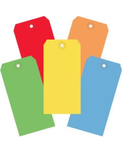 4 3/4" x 2 3/8"  Assorted  Color13  Pt.  Shipping  Tags