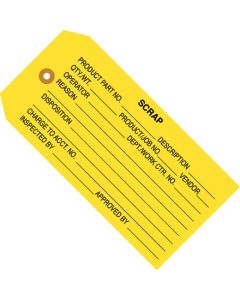 4 3/4" x 2 3/8" - " Scrap" Inspection  Tags