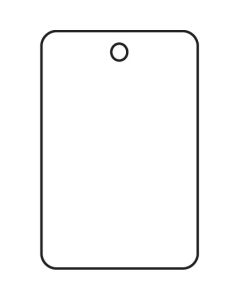 1 3/4" x 2 7/8" White  Garment  Tags