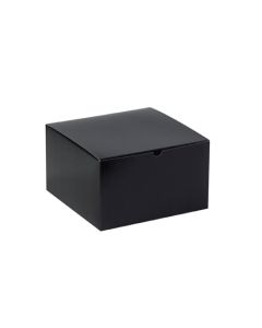 10" x 10" x 6"  Black  Gloss Gift  Boxes