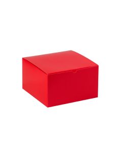 10" x 10" x 6"  Holiday  Red Gift  Boxes