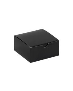4" x 4" x 2"  Black  Gloss Gift  Boxes
