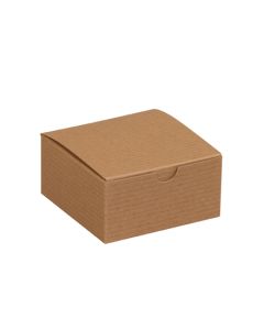 4" x 4" x 2"  Kraft Gift  Boxes