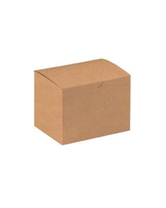 6" x 4 1/2" x 4 1/2"  Kraft Gift  Boxes