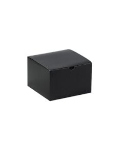 6" x 6" x 4"  Black  Gloss Gift  Boxes