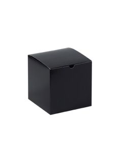 6" x 6" x 6"  Black  Gloss Gift  Boxes