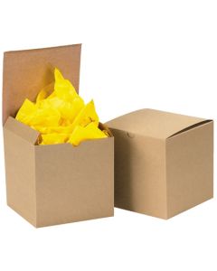 6" x 6" x 6"  Kraft Gift  Boxes