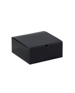 8" x 8" x 3 1/2"  Black  Gloss Gift  Boxes