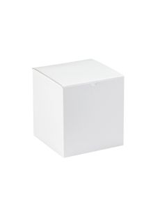 8" x 8" x 8 1/2"  White Gift  Boxes