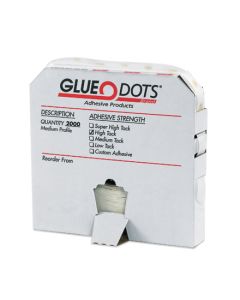 1/2" -  High  Tack  Glue  Dots® -  Medium  Profile