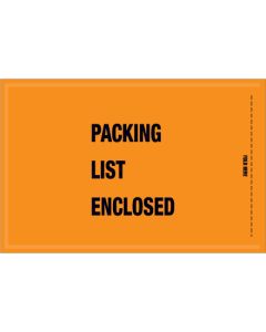 5 1/4" x 8" -  Mil- Spec" Packing  List  Enclosed"  Envelopes