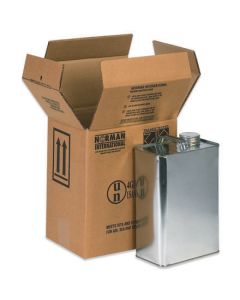 9" x 6 11/16" x 10 1/4"2 - 1  Gallon F- Style  Boxes