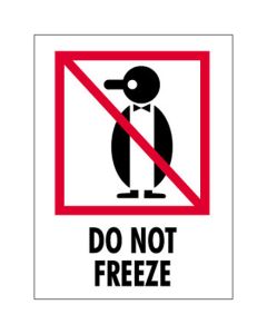3" x 4" - " Do  Not  Freeze"  Labels