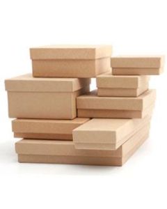 2 1/2" x 1 1/2" x 7/8" Kraft Jewelry Boxes