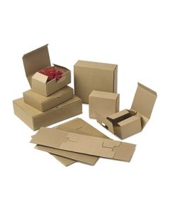 11 1/8" x 8 3/4" x 2" Kraft Literature Mailers