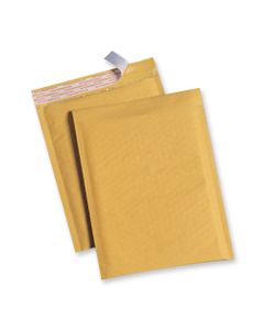 5" x 10" (00) Kraft Self-Seal Bubble Mailers