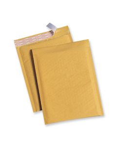 6" x 10" (0) Kraft Self-Seal Bubble Mailers (25 Pack)